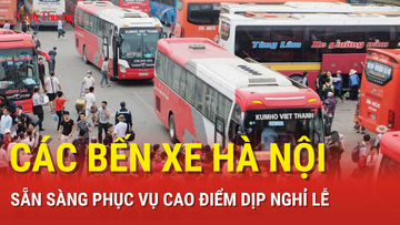 Các bến xe Hà Nội sẵn sàng phục vụ cao điểm dịp nghỉ lễ