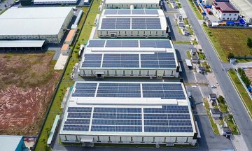 Điện mặt trời mái nhà mở hướng tự chủ năng lượng cho khu công nghiệp
