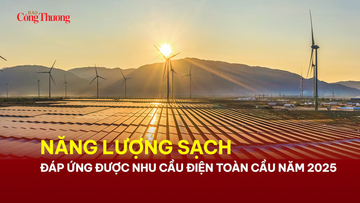 Năng lượng sạch đáp ứng được nhu cầu điện toàn cầu năm 2025