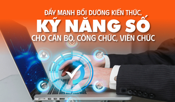 Infographic | Bồi dưỡng kỹ năng số cho đội ngũ công chức