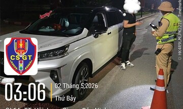Tài xế ô tô vi phạm nồng độ cồn, chạy quá tốc độ bị phạt 42 triệu đồng