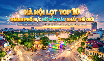 Infographic | Hà Nội lọt Top 10 điểm đến rực rỡ sắc màu nhất thế giới