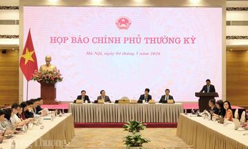 Họp báo Chính phủ thường kỳ tháng 4: Sản xuất công nghiệp tăng trưởng tích cực