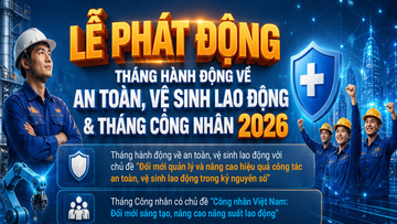 Infographic | Phát động Tháng hành động về ATVSLĐ và Tháng Công nhân 