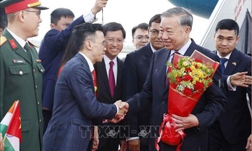 Tổng Bí thư, Chủ tịch nước Tô Lâm bắt đầu thăm cấp Nhà nước Cộng hòa Ấn Độ