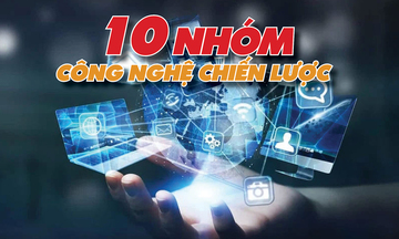 Infographic | Việt Nam xác định 10 nhóm công nghệ chiến lược 