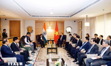 Tổng Bí thư, Chủ tịch nước Tô Lâm tiếp Cố vấn An ninh Quốc gia Ấn Độ Ajit Doval