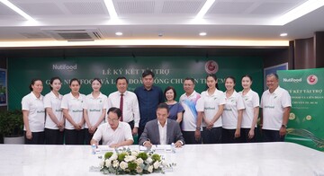 Nutifood tài trợ 9,3 tỷ đồng cho bóng chuyền nữ TP. Hồ Chí Minh