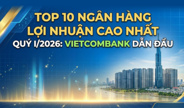 Infographic | 10 ngân hàng có lợi nhuận trước thuế cao nhất quý I/2026