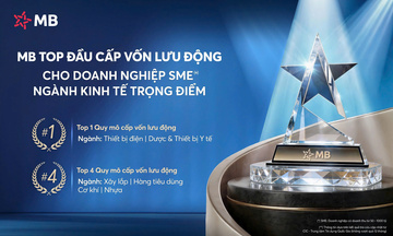 MB -  top đầu cấp vốn lưu động cho doanh nghiệp SME ngành kinh tế trọng điểm