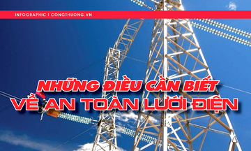 Infographic |  Những điều cần biết về an toàn lưới điện