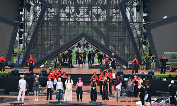 Xe tăng T-54B và xe thang đột kích sẽ xuất hiện tại Sao Nhập Ngũ Concert 2026