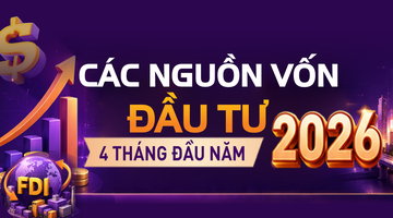 Infographic | Các nguồn vốn đầu tư 4 tháng đầu năm 2026