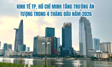 Infographic | Kinh tế TP. Hồ Chí Minh tăng trưởng ấn tượng trong 4 tháng đầu năm 2026