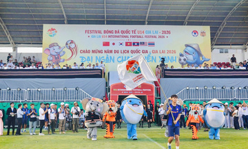 Festival Bóng đá Quốc tế U14 Gia Lai 2026 chính thức khai mạc