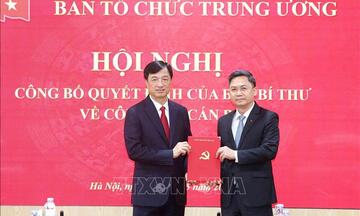 Ông Hà Minh Hải giữ chức Phó Trưởng Ban Tổ chức Trung ương