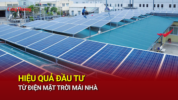 Hiệu quả đầu tư từ điện mặt trời mái nhà