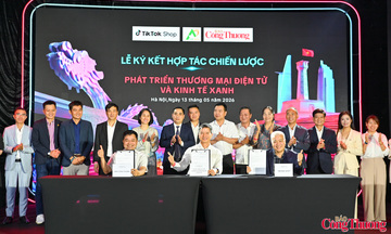 Chùm ảnh Báo Công Thương và TikTok shop ký kết MOU phát triển thương mại 