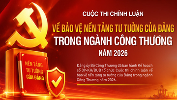 Infographic | Cuộc thi chính luận về bảo vệ nền tảng tư tưởng của Đảng trong ngành Công Thương năm 2026