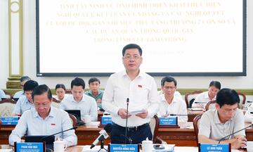 Phó Chủ tịch Quốc hội Nguyễn Hồng Diên làm việc với các địa phương phía Nam