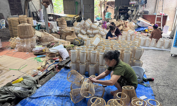 Sản phẩm mây tre đan Thế Hiển đổi mới mẫu mã, mở đường xuất khẩu