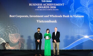 Vietcombank khẳng định vị thế với 7 giải thưởng tại The Asian Banker Summit 2026