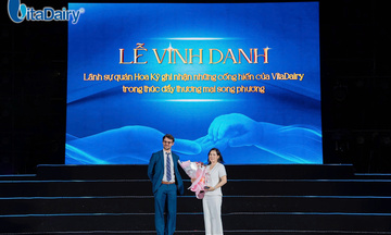 VitaDairy được vinh danh về cống hiến trong thúc đẩy hợp tác song phương Việt Nam - Hoa Kỳ