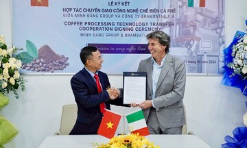 Minh Đăng Group đầu tư 3,5 triệu EUR mua công nghệ Italy để chế biến cà phê
