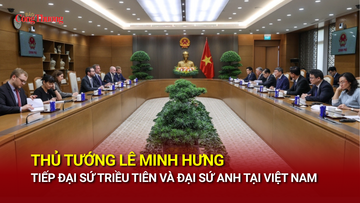 Thủ tướng Lê Minh Hưng tiếp Đại sứ Triều Tiên và Đại sứ Anh tại Việt Nam