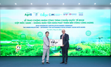 AgriS tiên phong đạt chứng nhận EDGE Advanced cho nhà máy đường 