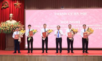 Hà Nội công bố quyết định nhân sự tại nhiều cơ quan, đơn vị