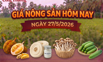 Giá nông sản hôm nay ngày 27/5: Sầu riêng giữ giá tốt