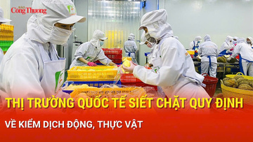 Thị trường quốc tế siết chặt quy định về kiểm dịch động, thực vật