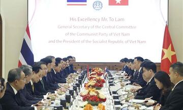 Tổng Bí thư, Chủ tịch nước Tô Lâm hội đàm với Thủ tướng Thái Lan Anutin Charnvirakul
