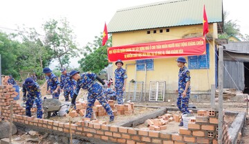  Học viện Hải quân chung tay xây dựng nhà ở cho gia đình chính sách