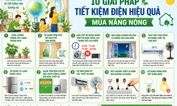 10 giải pháp ‘chặn’ đà tăng của hóa đơn điện mùa nắng nóng