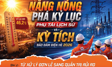 Nắng nóng phá kỷ lục phụ tải lịch sử và kỳ tích bảo đảm điện hè 2026: Bài 2 - Từ xử lý đơn lẻ sang quản trị rủi ro và biến động tổng thể