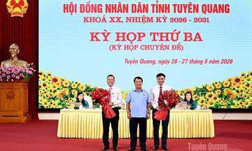 Thủ tướng phê chuẩn kết quả bầu 2 Phó Chủ tịch UBND tỉnh Tuyên Quang