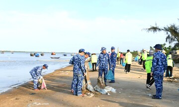 Tuổi trẻ Cảnh sát biển lan tỏa hoạt động bảo vệ môi trường