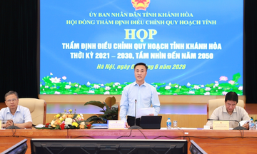 Thông qua phương án điều chỉnh quy hoạch tỉnh Khánh Hòa