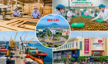 Gia Lai: Sản xuất công nghiệp, xuất khẩu và bán lẻ đồng loạt tăng 
