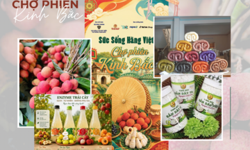 Sức sống hàng Việt quảng bá sản phẩm của ‘Chợ phiên Kinh Bắc’