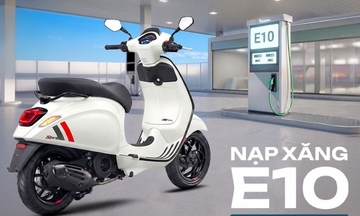 Toàn bộ xe Piaggio và Vespa hiện nay tương thích với xăng E10
