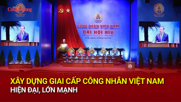 Xây dựng giai cấp công nhân Việt Nam hiện đại, lớn mạnh
