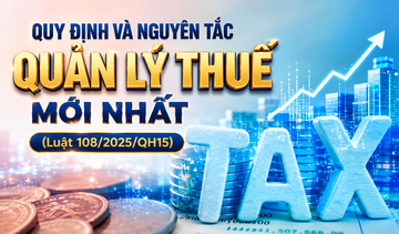 Infographic | Quy định và nguyên tắc quản lý thuế mới nhất