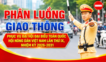 Infographic | Phân luồng giao thông phục vụ Đại hội đại biểu toàn quốc Hội Nông dân Việt Nam lần thứ IX