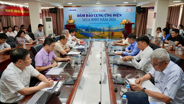 Chủ động các phương án bảo đảm cung ứng điện mùa khô năm 2026