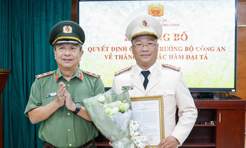 Bộ Công an thăng hàm Đại tá cho Phó Tổng Biên tập Báo Đại Đoàn Kết