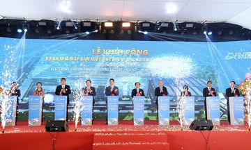 Phó Thủ tướng Hồ Quốc Dũng dự khởi công Nhà máy sản xuất, chế tạo vi mạch điện tử Meiko Yên Quang, Phú Thọ