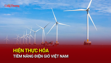 Hiện thực hóa tiềm năng điện gió Việt Nam